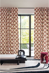 Tissu Casamance - Linefolia - rf: 4785.0508 Acajou