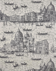 Tissu Fadini Borghi - Canalasso - rf: I6634.001 Inchiostro