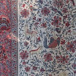 Tissu Zoffany - Mughal Menagerie - rf: 322780 Indigo/Madder