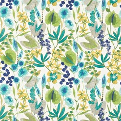 Tissu Harlequin - Nalina - rf: 120335 zest/Lagoon/Gooseberry