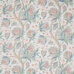Tissu Colefax & Fowler - Orlando - rf: F4815.01 Coral/Sage