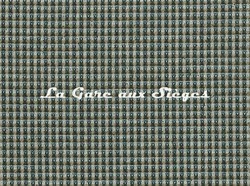 Tissu Misia - Terra Brazil - rf: M198.107 Bleu paon