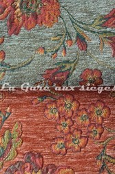 Tissu Casal - Santigny - rf: 16124 - Coloris: 30 Vert & 20 Cuivre