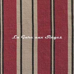 Tissu Antoine d'Albiousse - Washington - Framboise