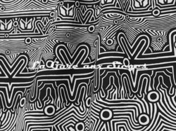 Tissu Jean Paul Gaultier - Labyrinthe - rf: 3454.01 Noir