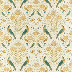 Tissu William Morris - Seasons By May Embroidery - rf: 236826 Sea Glass/Brick