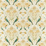 Tissu William Morris - Seasons By May Embroidery - rf: 236826 Sea Glass/Brick