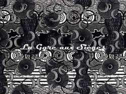 Tissu Jean Paul Gaultier - Meltingpot - rf: 3452.01 Graphite