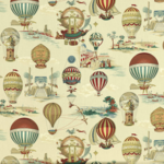 Tissu Pierre Frey - Les Aronefs - rf: F2134.002 Crme
