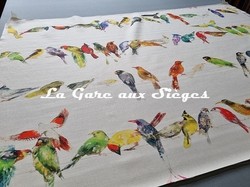 Tissu Chivasso - Birdsong - rf: CH2718/030 ( coupon )