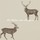 Papier peint Sanderson - Evesham Deer - rf: 216618 Birch