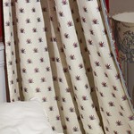 Tissu Braqueni - Coulonges Contrefond - rf: B7660.001 Hortensia