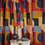 Tissu Jim Thompson - Space Market - rf: J2415.002 Jewel Tones
