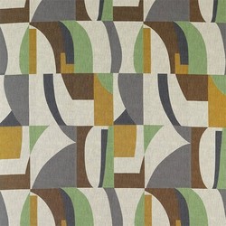 Tissu Harlequin - Bodega - rf: 132870 Saffron/Charcoal/Wasabi