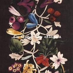 Tissu Dedar - About Flowers - Coloris 004 Vulcano