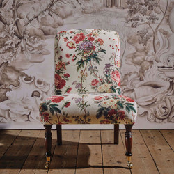 Tissu Sanderson - Lakeland Paradis Velvet - rf: 227176 Carmine/Geolu