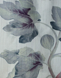 Tissu Sanderson - Fig Harvest - rf: 226330 Craie/Orchide ( dtail )