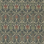 Tissu William Morris - Granada - rf: DMCOGR201 Indigo/Red