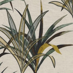 Tissu Casamance - Cration - rf: 4221.0477 Vert