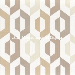 Tissu Camengo - San Francisco - rf: 4669.0161 Beige