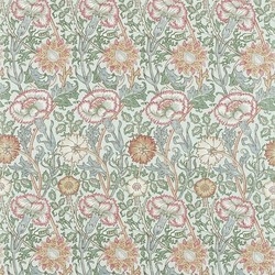 Tissu William Morris - Pink & Rose - rf: 222532 Eggshell/Rose