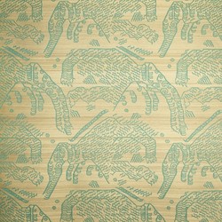 Tissu Dedar - Tiger Silk - rf: T18026.004 Miami Green