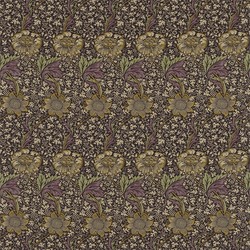 Tissu Morris & Co - Kennet - rf: 220323 Grape/Gold