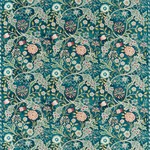 Tissu William Morris - Wilhelmina - rf: 226604 Teal