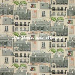 Tissu Manuel Canovas - Les Toits de Paris - rf: 04907.02 Ardoise