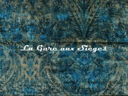 Tissu GP&J.Baker - Royal Damask Velvet - rf: BP10646.2 Sapphire