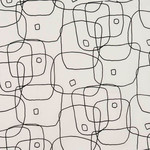 Tissu Pierre Frey - Le Fil d&#039;Ariane - rf: F2988.001 Noir &amp; Blanc