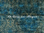 Tissu GP&amp;J.Baker - Royal Damask Velvet - rf: BP10646.2 Sapphire