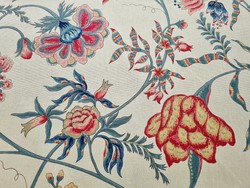 Tissu Braqueni - Saint Lger - rf: B1851.002 Bleu Rose ( dtail )