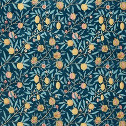 Tissu Morris & Co - Fruit Velvet - rf: 236924 Indigo/Slate