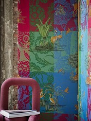 Tissu Pierre Frey - La Folie persane - rf: F3467.001 Oasis