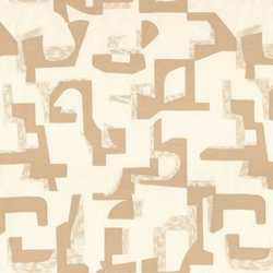 Tissu Casamance - Colorado - rf: 4566.0122 Crme
