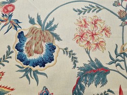 Tissu Braqueni - Saint Lger - rf: B1851.002 Bleu Rose ( dtail )