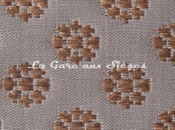 Tissu Le Crin - Christiane 232 - rf: C0232.105 Gris/Bois de rose