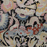 Tissu Tassinari &amp; Chtel - Les Chimres - rf: 1570.01 Fond noir