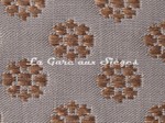 Tissu Le Crin - Christiane 232 - rf: C0232.105 Gris/Bois de rose