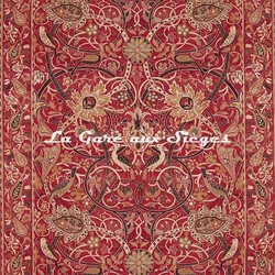 Tissu Morris & Co - Bullerswood - rf: 226392 Paprika/Gold