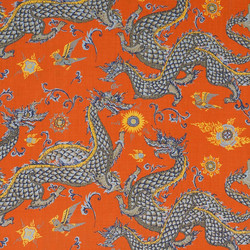 Tissu Jim Thompson - New Panlong - rf: J3902.002 Firecracker