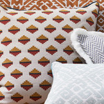 Tissu Jim Thompson - Mazan - rf: J2445.004 Ochre &amp; Russet