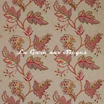 Tissu Colefax &amp; Fowler - Kalmar - rf: F4324.01 Red