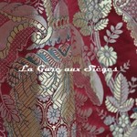 Tissu Tassinari &amp; Chtel - Maintenon - rf: 1702.01 Flamboyant ( dtail )