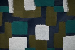 Tissu Lelivre - Abstract - rf: 4033.04 Vert Marine