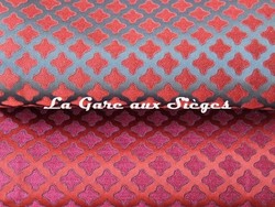 Tissu Mtaphores - Dandy - rf: 71223 - Coloris: 002 Rousillon - 009 Flamenco