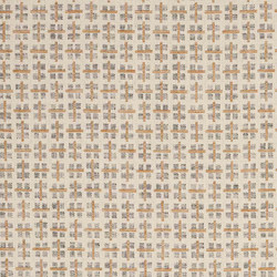 Tissu Jane Churchill - Dex - rf: J0282.06 Ochre/Charcoal