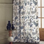 Tissu Manuel Canovas - Colombe - rf: M4123.02 Bleu de Chine
