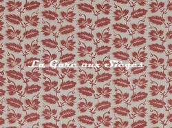 Tissu Colefax & Fowler - Leaf Stripe - rf: F4749.04 Pink ( dtail )